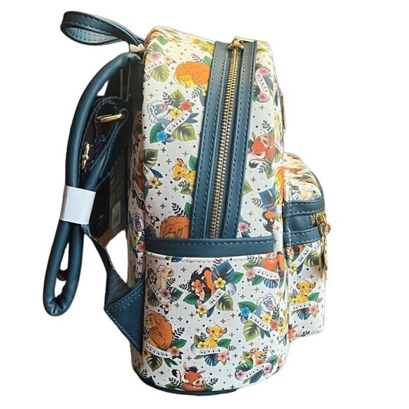 The Lion King tattoo Disney Loungefly Backpack New with Tags - Picture 4 of 6